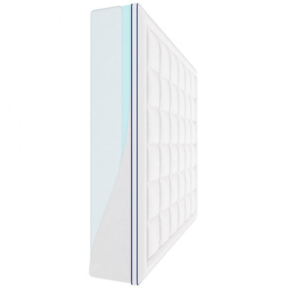 7680M5 - 4" King Memory Foam Mattress Topper with Cooling Gel and Pocket