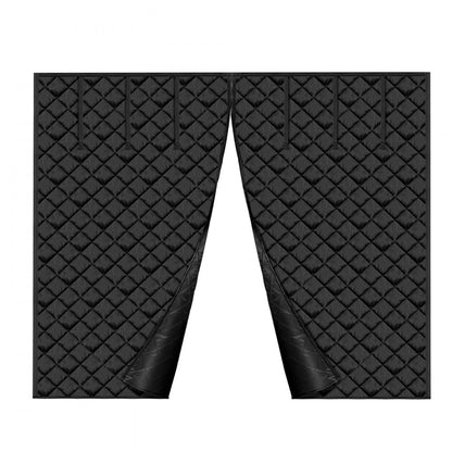 8.3 x 7.15 FT - Magnetic Garage Door Screen for Year-Round Insulation