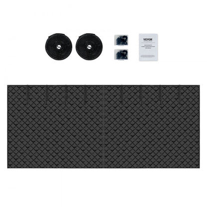 18.3X7.15 FT - Magnetic Garage Door Screen for Year-Round Insulation