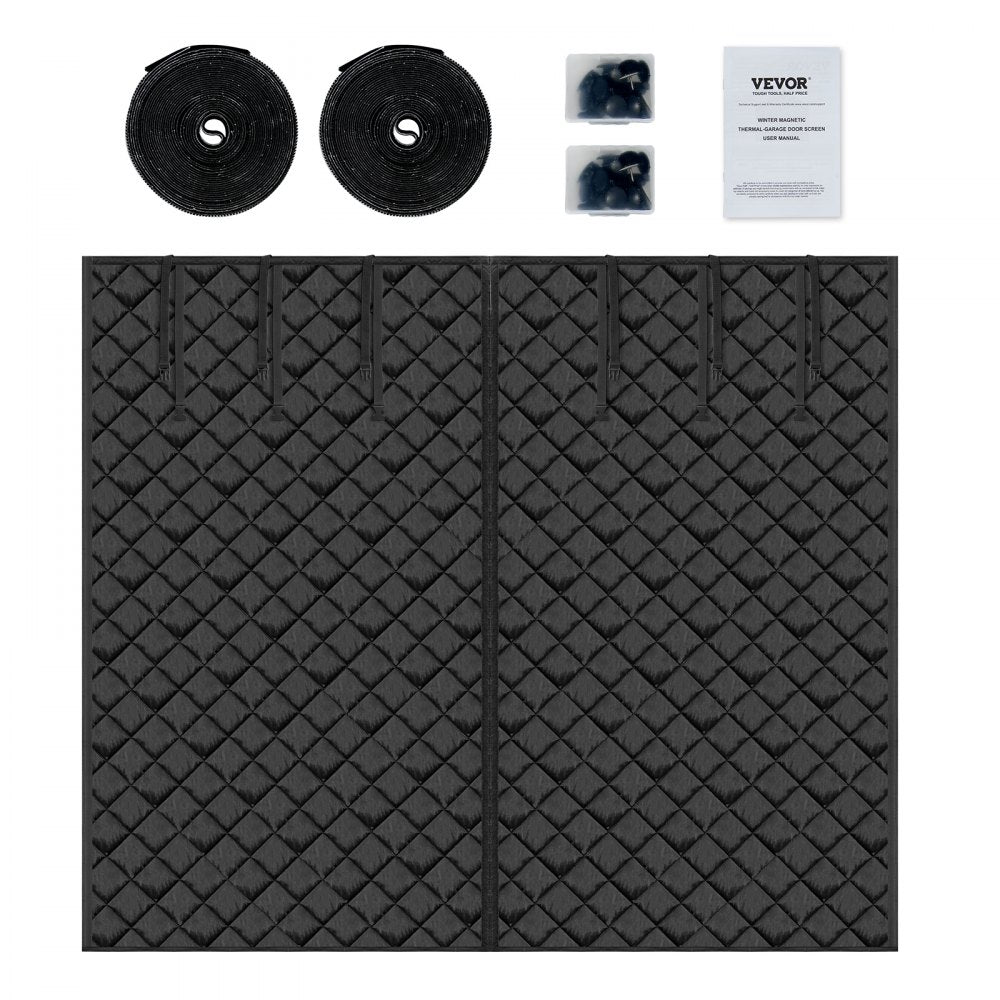 10.3X8.15 FT - Magnetic Garage Door Screen for Superior Winter Insulation