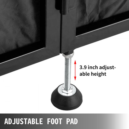 010353386381 - Lightweight DJ Facade Table 20x40" with Adjustable Height