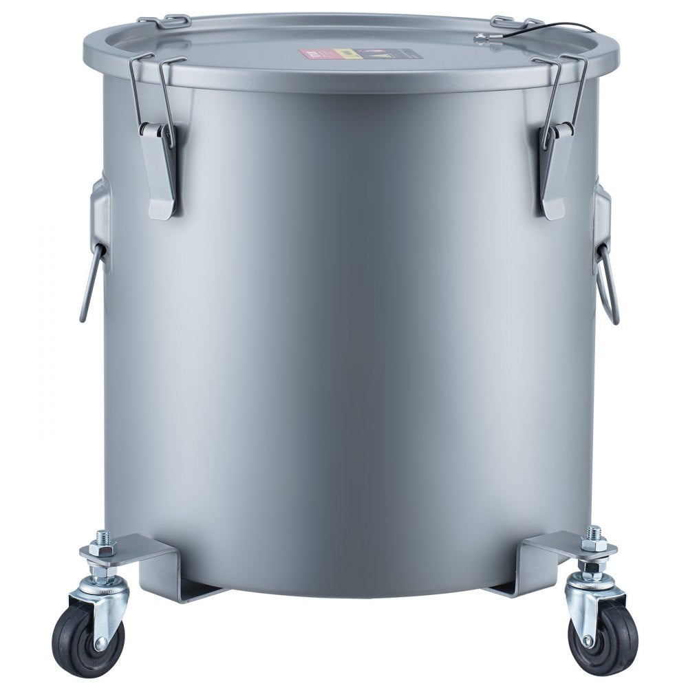 GLT-10GAL - Heavy-Duty 10 Gal Fryer Grease Bucket with Quick-Locking Clips