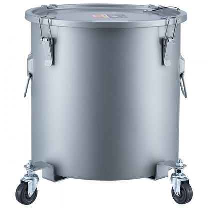 GLT-10GAL - Heavy-Duty 10 Gal Fryer Grease Bucket with Quick-Locking Clips