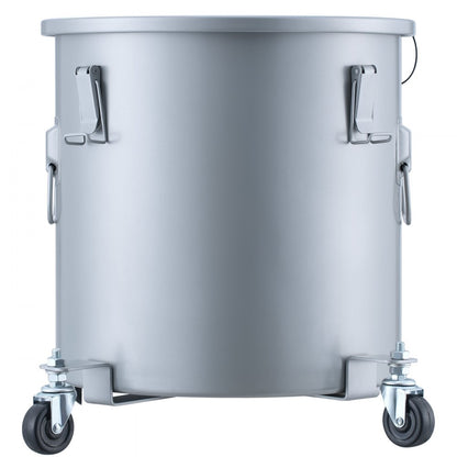 GLT-8GAL - 8 Gal Mobile Fryer Grease Bucket with Caster Base