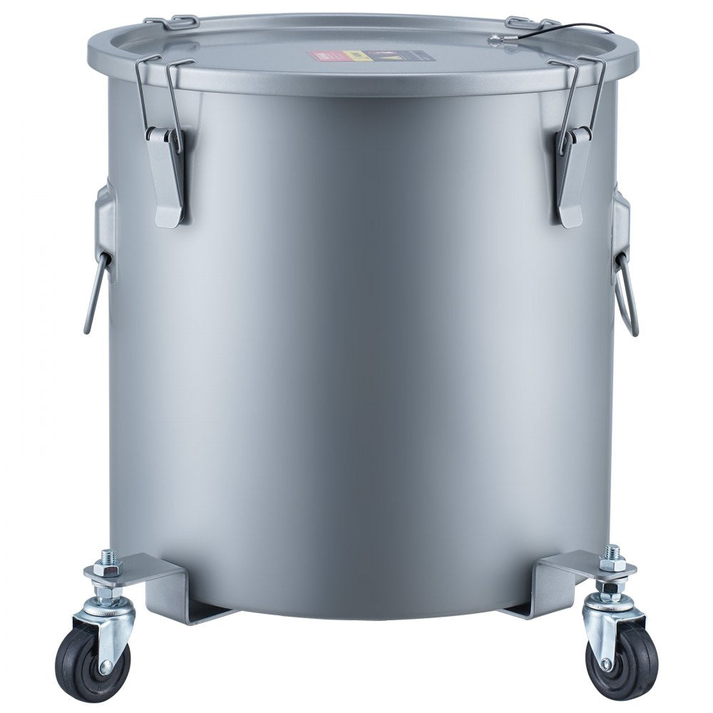 GLT-8GAL - 8 Gal Mobile Fryer Grease Bucket with Caster Base