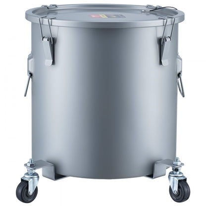 GLT-8GAL - 8 Gal Mobile Fryer Grease Bucket with Caster Base
