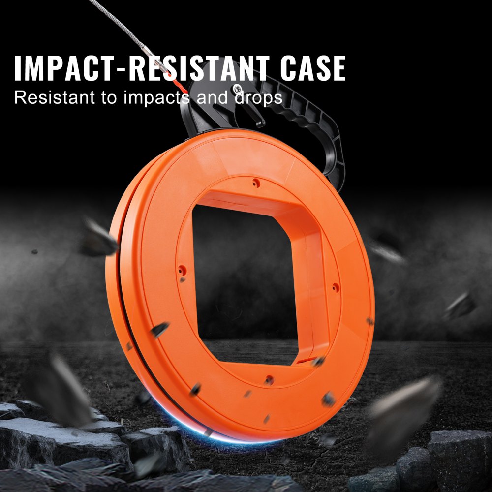 LFT01 - 100ft Non-Conductive Fish Tape with Comfortable Grip