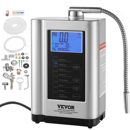 EHM-729 - 7-Function Alkaline Water Ionizer with Titanium-Platinum Plates