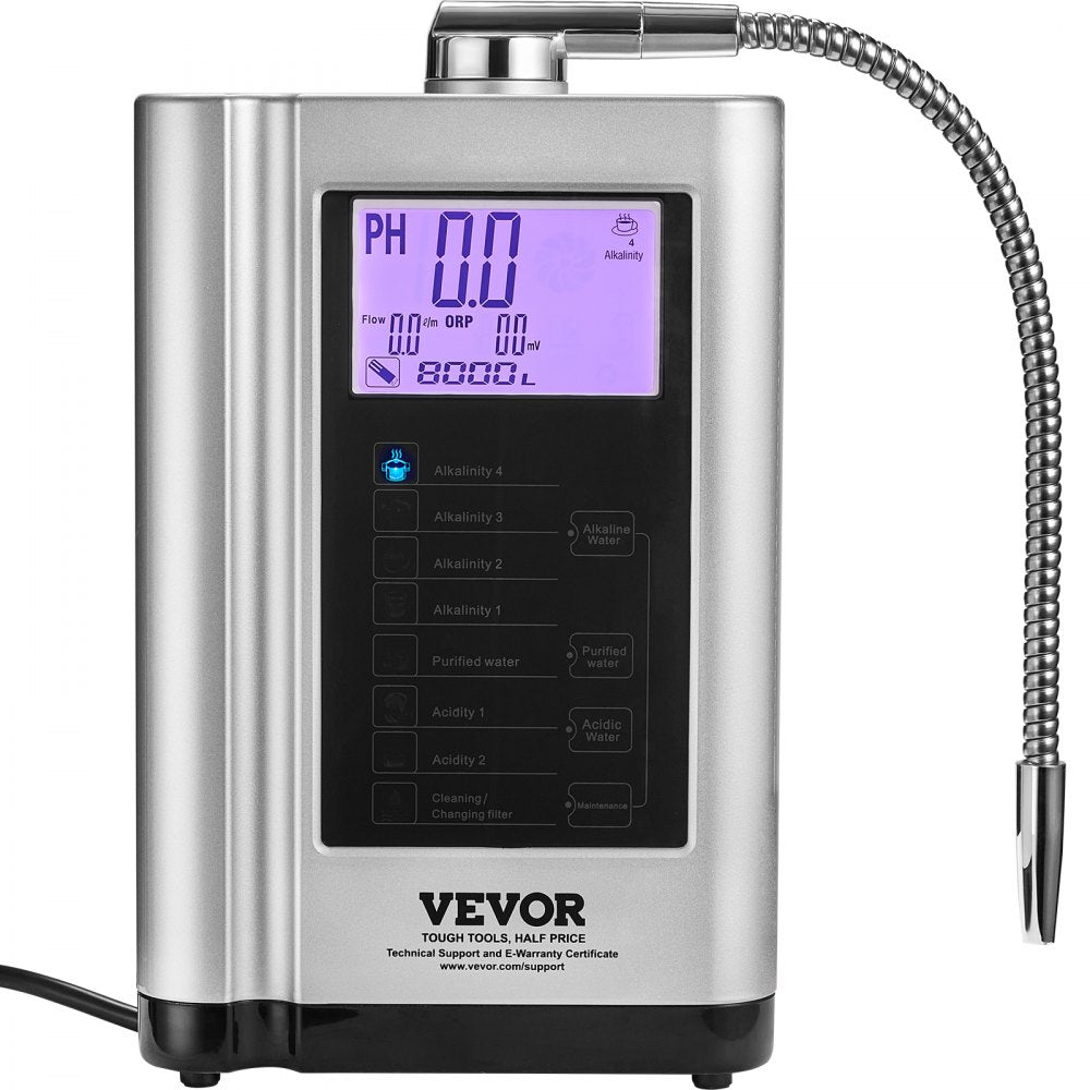 EHM-729 - 7-Function Alkaline Water Ionizer with Titanium-Platinum Plates