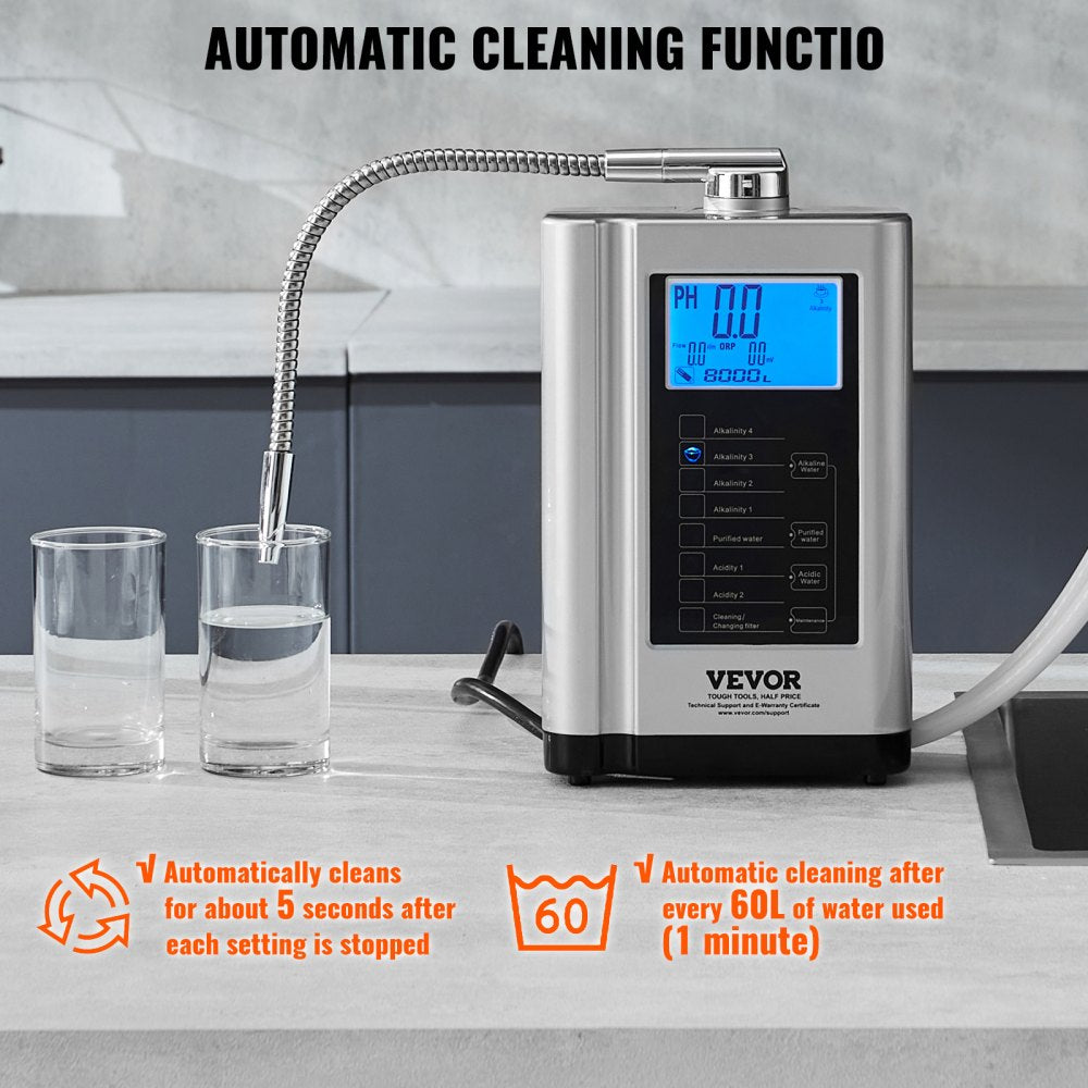 EHM-729 - Versatile Alkaline Water Ionizer with 7 Settings for Healthy Hydration