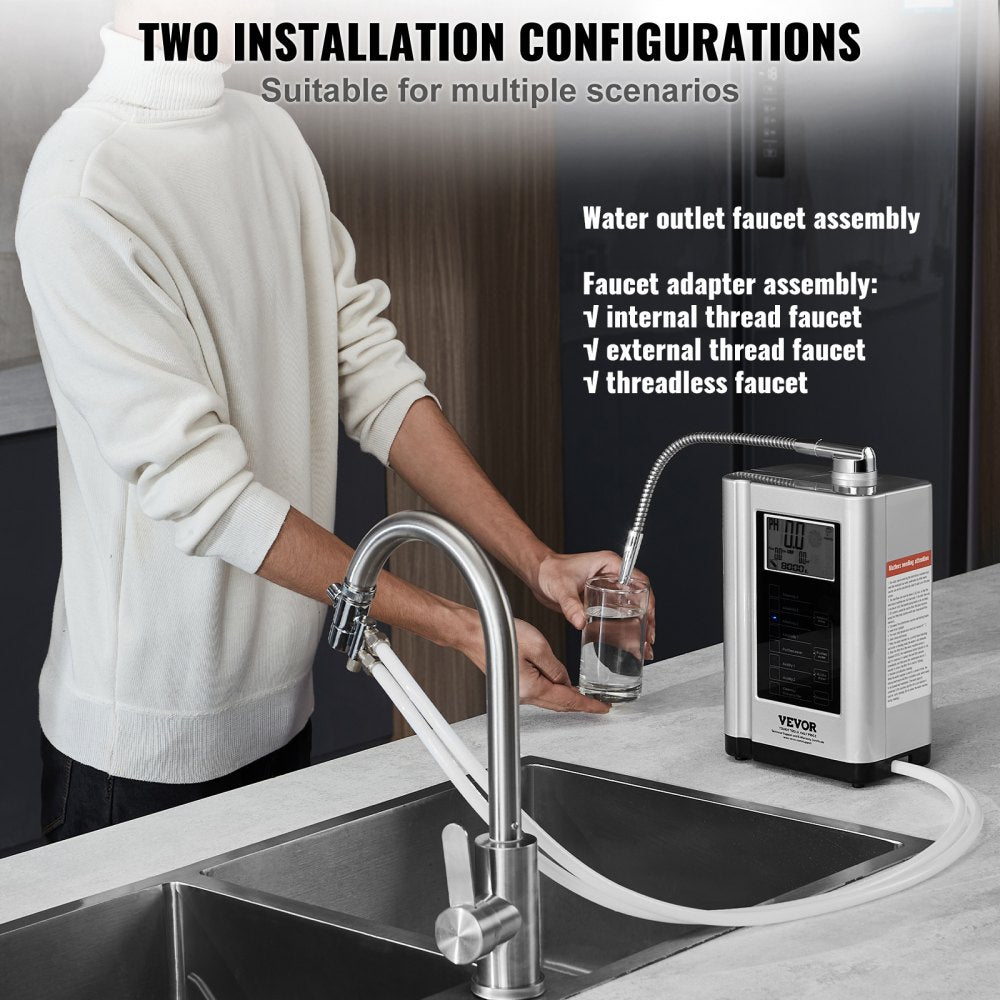 EHM-729 - Versatile Alkaline Water Ionizer with 7 Settings for Healthy Hydration