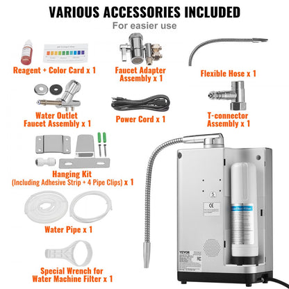 EHM-729 - Versatile Alkaline Water Ionizer with 7 Settings for Healthy Hydration