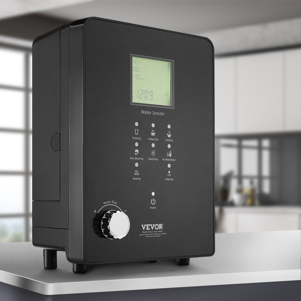 EHM-939 - VEVOR 9-Plate Alkaline Water Ionizer with UV Filter