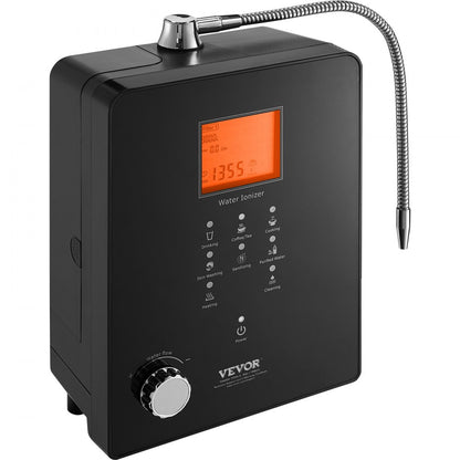 EHM-939 - VEVOR 9-Plate Alkaline Water Ionizer with UV Filter