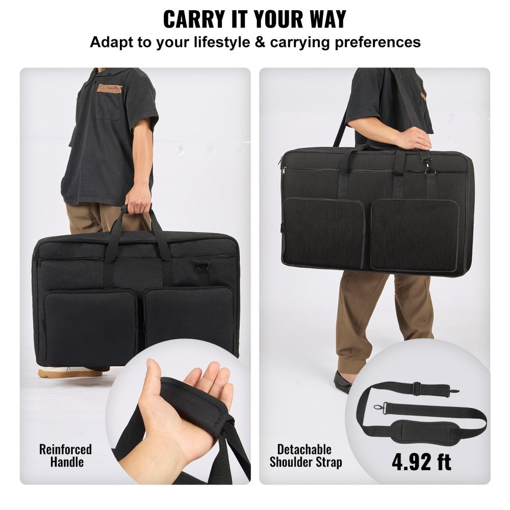 XCB-02A - Waterproof 31.5" DJ Mixer Bag with Pockets & Strap