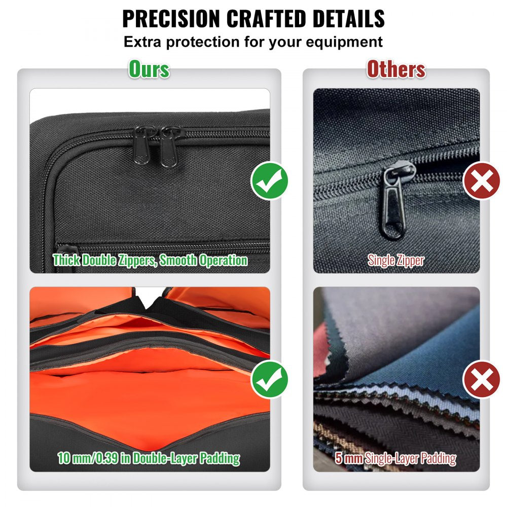 XCB-02A - Waterproof 31.5" DJ Mixer Bag with Pockets & Strap