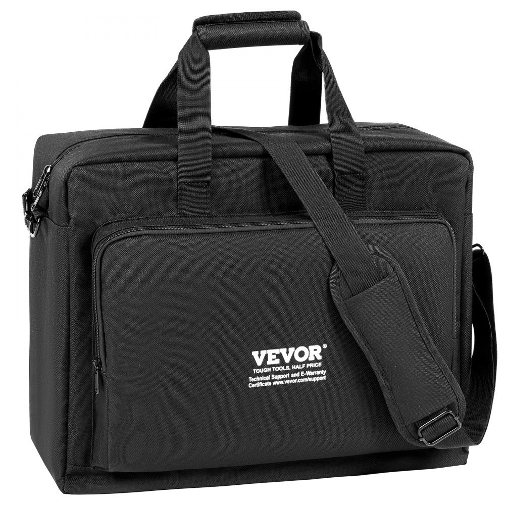 XCB-01A - VEVOR 1200D Oxford DJ Mixer Bag, Customizable Compartments, 19.29" x 8.66" x 15.34"