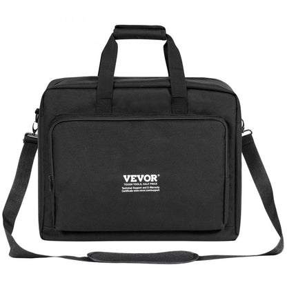 XCB-01A - VEVOR 1200D Oxford DJ Mixer Bag, Customizable Compartments, 19.29" x 8.66" x 15.34"