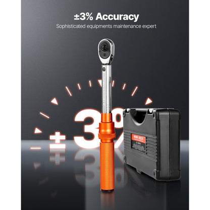 HG-14050 - Precision Torque Wrench Set, 1/4" Drive, ±3% Accuracy