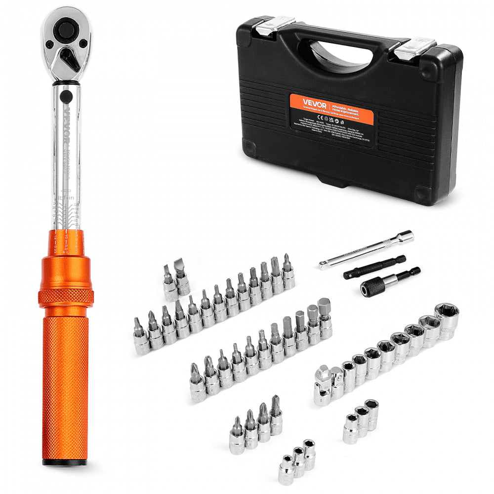 HG-14050 - Precision Torque Wrench Set, 1/4" Drive, ±3% Accuracy