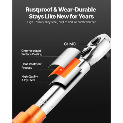 SG16002A - Precision Click Torque Wrench 1/4" Drive, 20-200 lbf-in