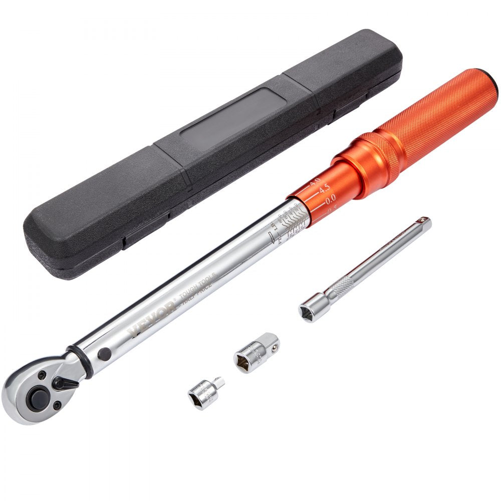 17080FTLB - Precision 3/8" Click Torque Wrench, 10-80ft.lb, Ergonomic Grip