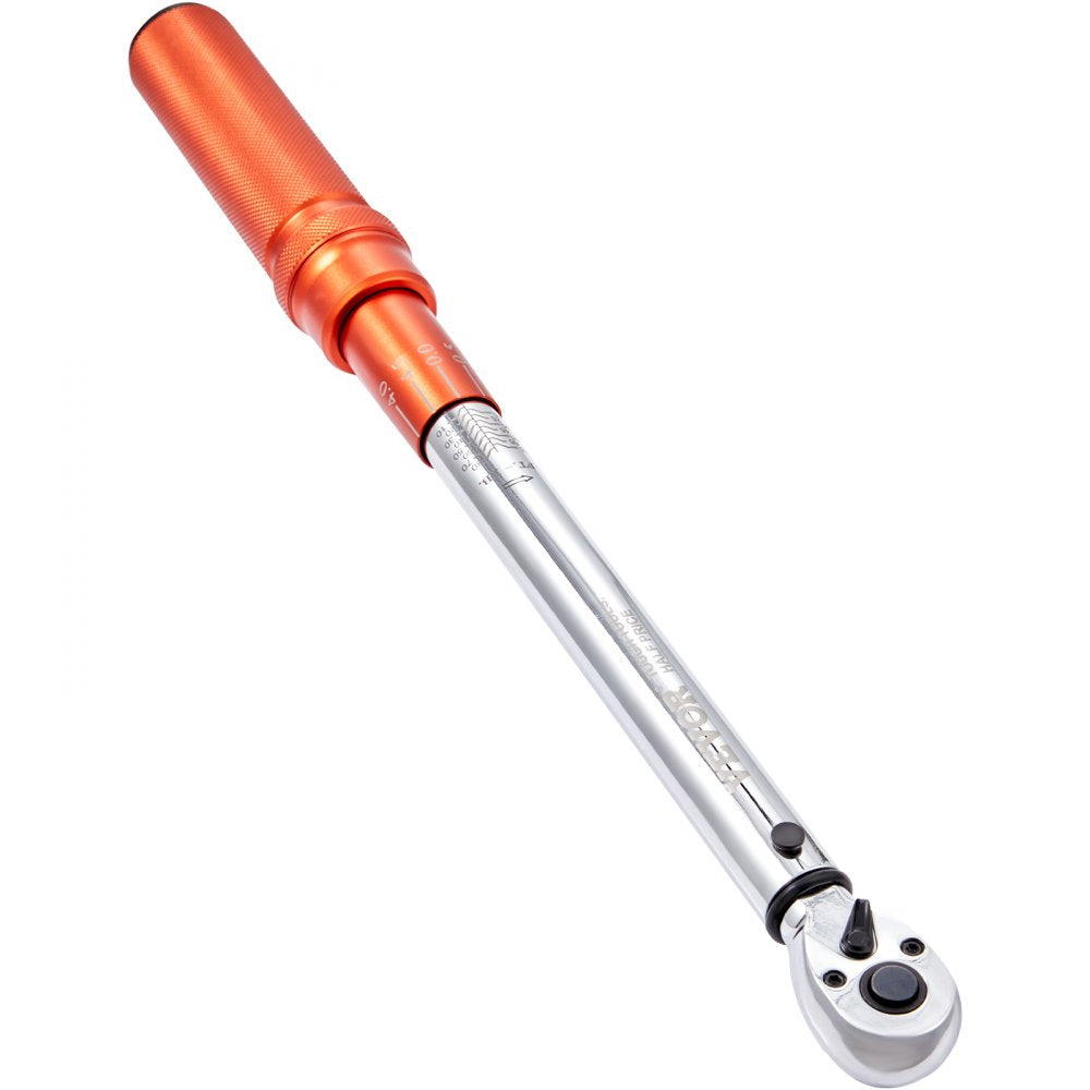 17080FTLB - Precision 3/8" Click Torque Wrench, 10-80ft.lb, Ergonomic Grip