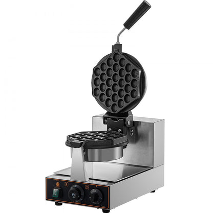 HT-2206E - 1200W Commercial Bubble Waffle Maker with Hexagonal Mold