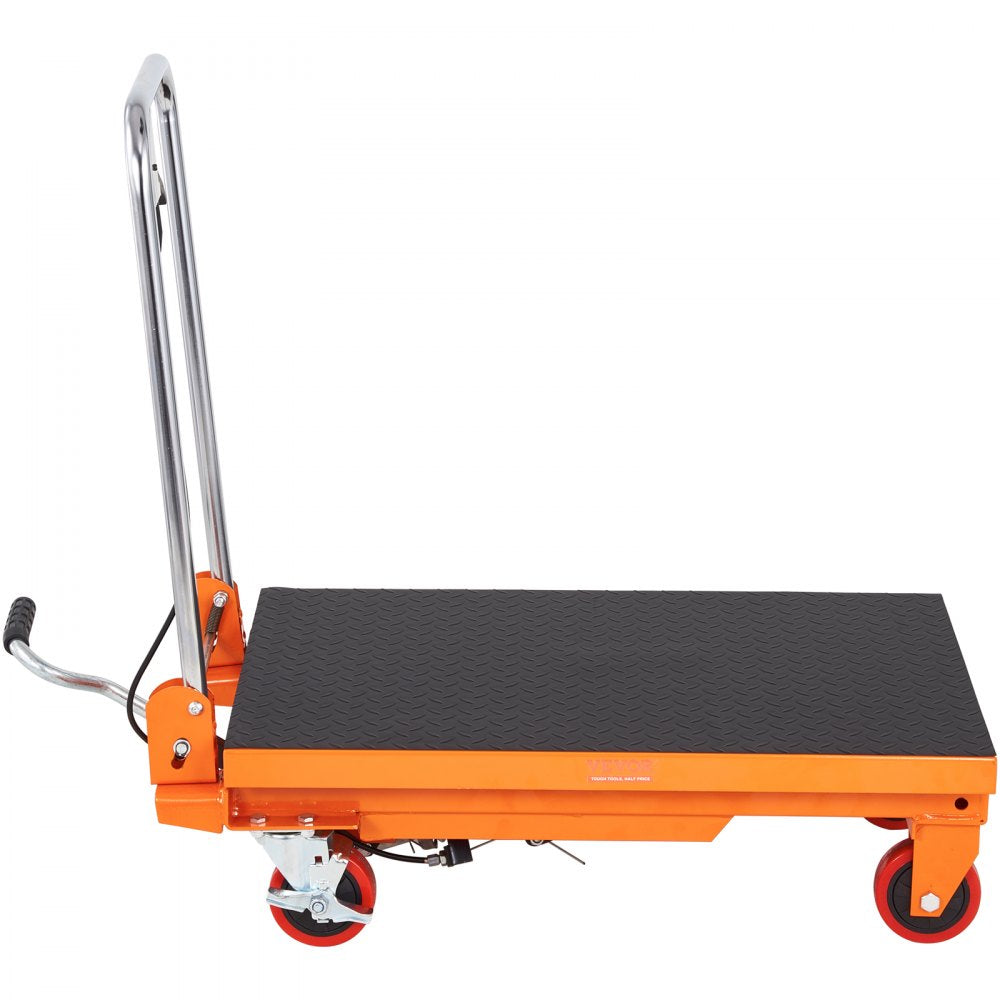 TF15 - Durable Hydraulic Lift Cart, 330lbs Capacity, 28.5" Lift Height