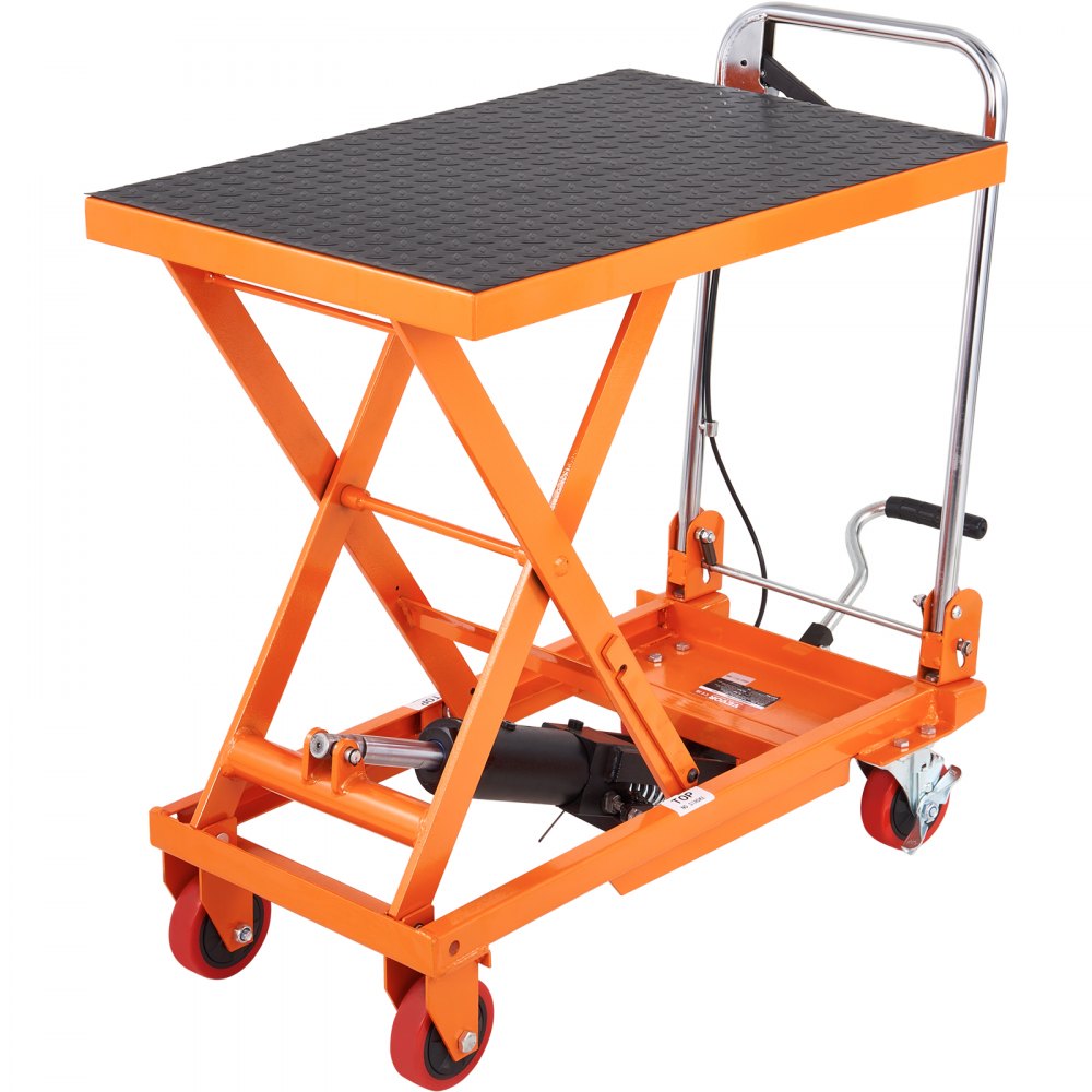 TF15 - Durable Hydraulic Lift Cart, 330lbs Capacity, 28.5" Lift Height