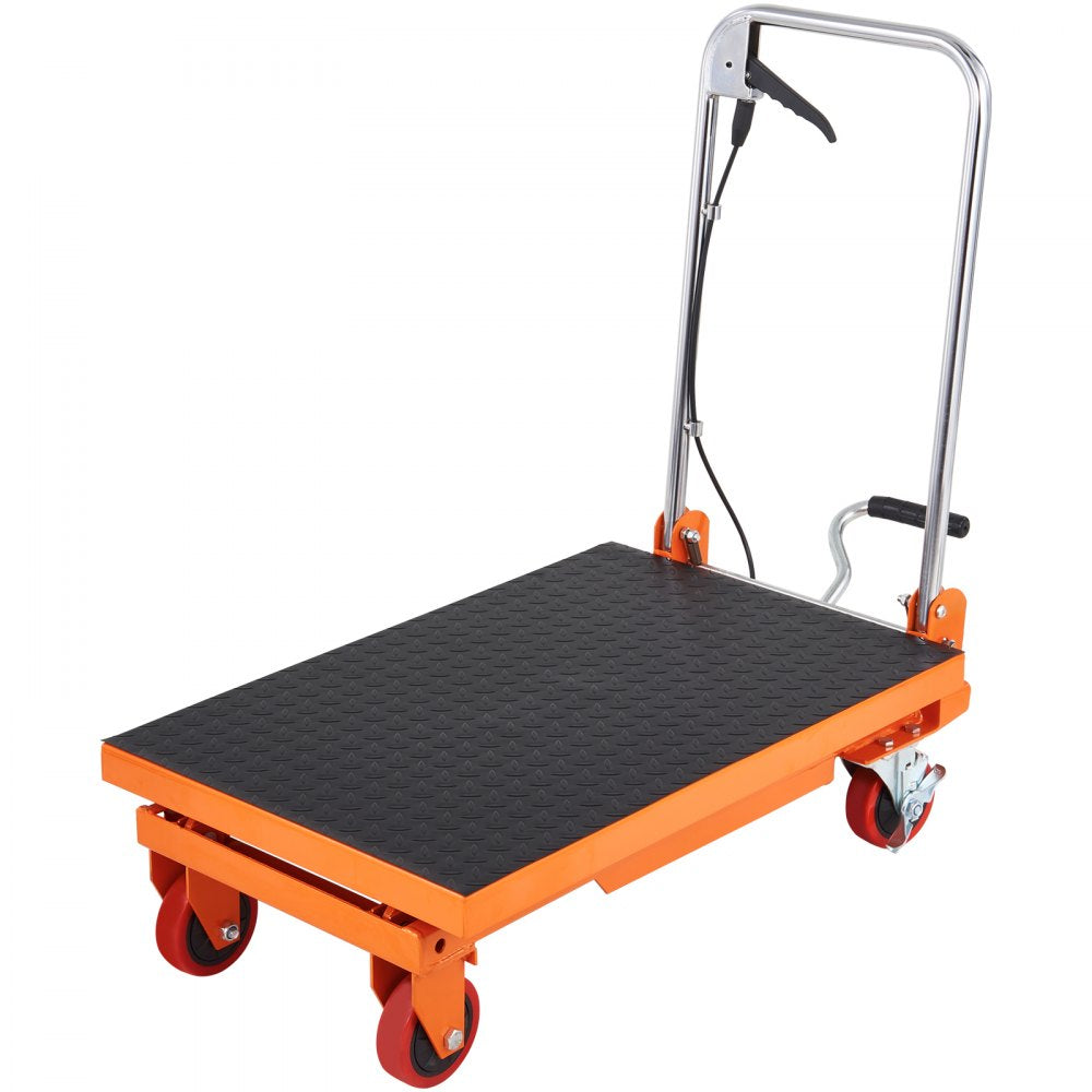 TF15 - Durable Hydraulic Lift Cart, 330lbs Capacity, 28.5" Lift Height