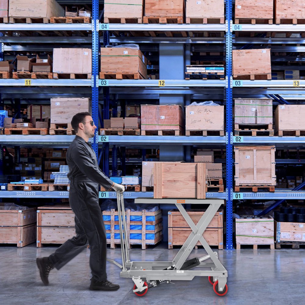 TF23 - 500lbs Hydraulic Lift Table Cart for Easy Heavy Lifting