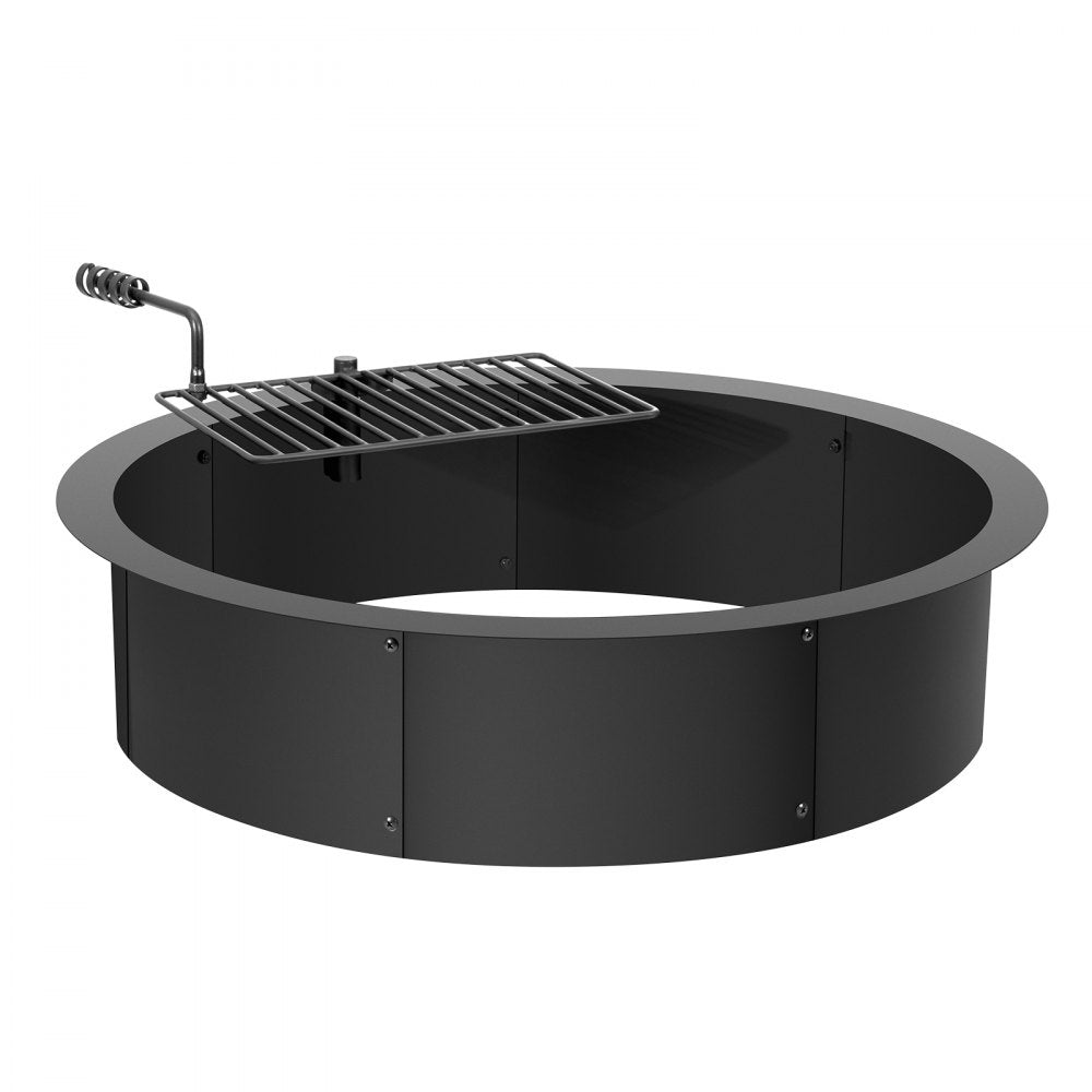 VOLD-31-8.5-Y - 35-Inch Durable Carbon Steel Fire Pit Ring for DIY Fires