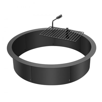 VOLD-31-8.5-Y - 35-Inch Durable Carbon Steel Fire Pit Ring for DIY Fires