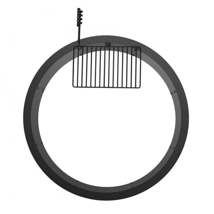VOLD-36-8.5-Y - 40" Durable Carbon Steel Fire Pit Ring for Outdoor Use