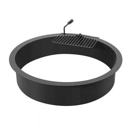 VOLD-36-8.5-Y - 40" Durable Carbon Steel Fire Pit Ring for Outdoor Use