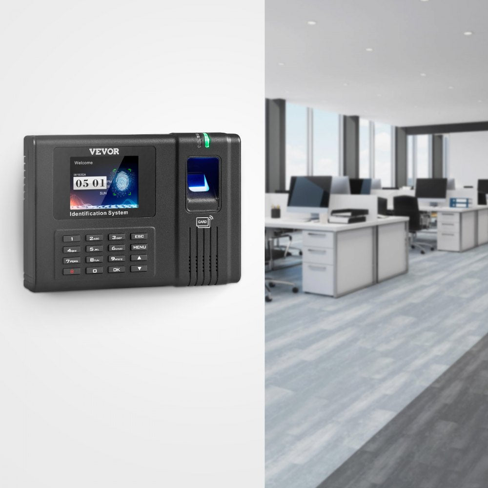 TM1000 - Advanced Attendance Clock with Fingerprint, PIN & RFID Verification
