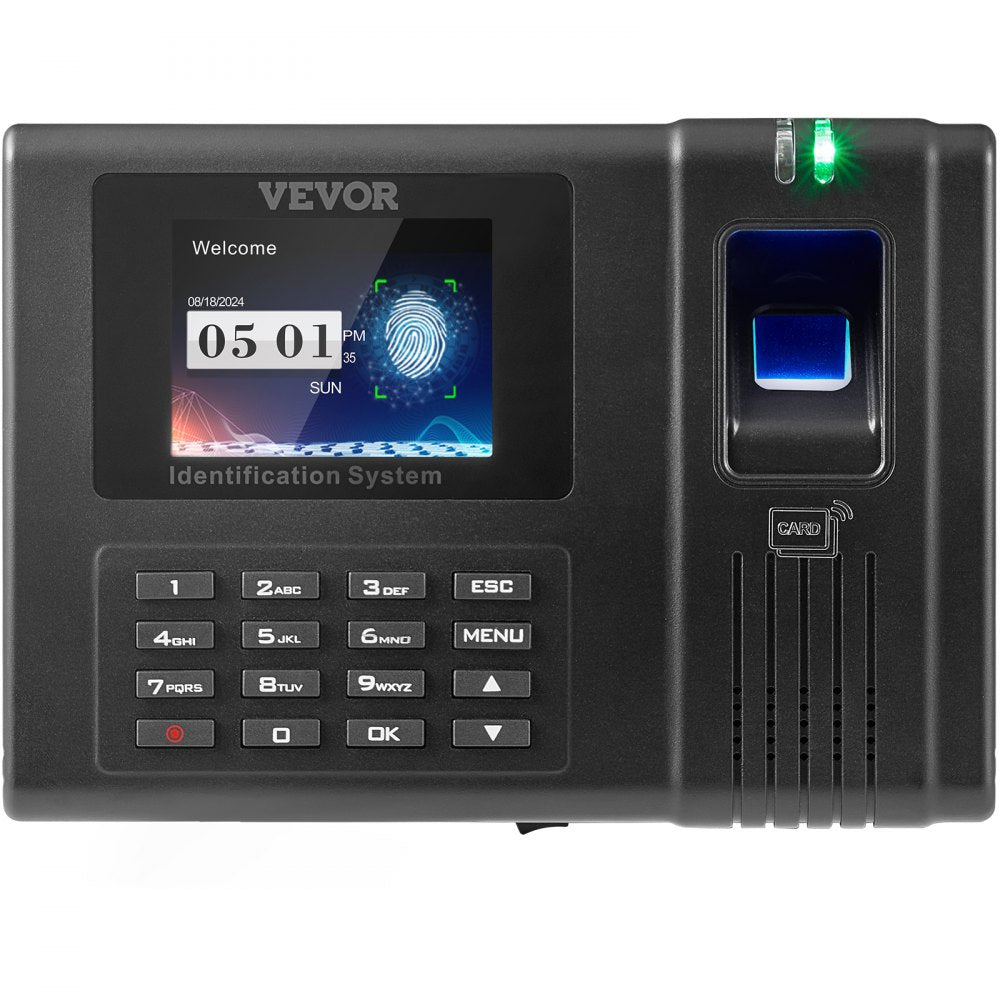 TM1000 - Advanced Attendance Clock with Fingerprint, PIN & RFID Verification