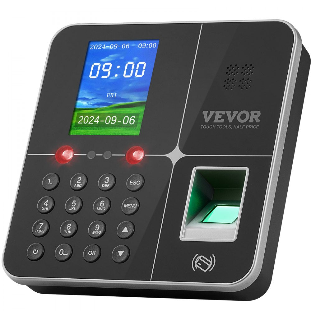 F18 - Biometric Time Clock with Facial, Fingerprint & RFID Verification