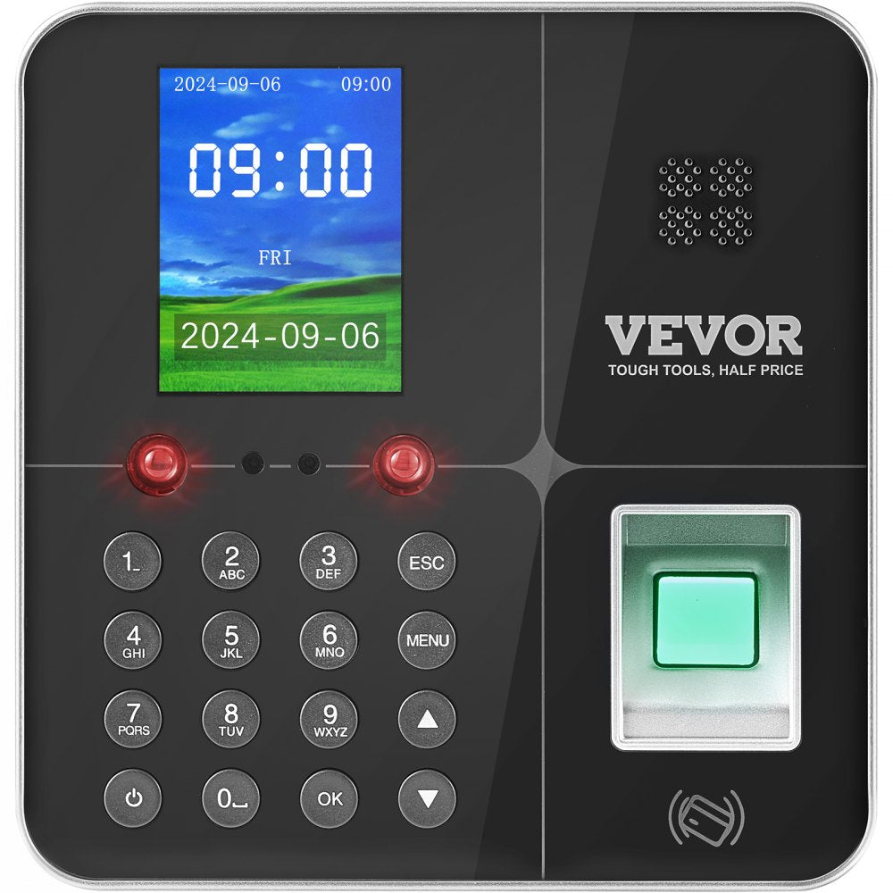 F18 - Biometric Time Clock with Facial, Fingerprint & RFID Verification