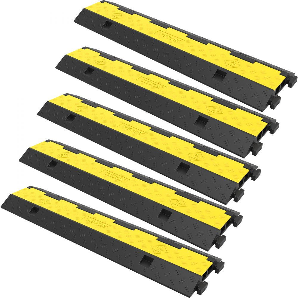 VV-2CGXB-5PCS - 40" Heavy-Duty Rubber Cable Protector Ramp for 11,000 lbs