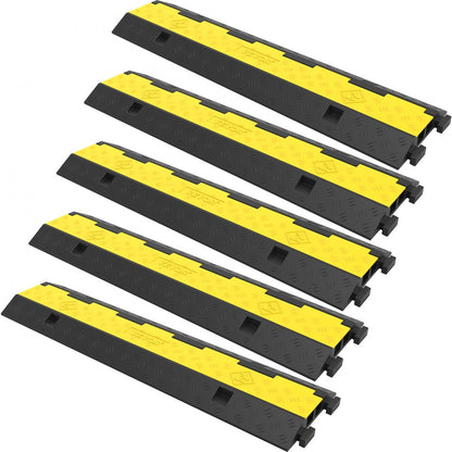 VV-2CGXB-5PCS - 40" Heavy-Duty Rubber Cable Protector Ramp for 11,000 lbs