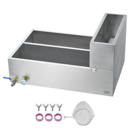 ZFQ-132L-TB - 35 Gallon Stainless Steel Maple Syrup Evaporator with Thermometer