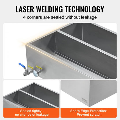 ZFQ-178L-TB 47-Gallon Stainless Steel Maple Syrup Evaporator with Thermometer