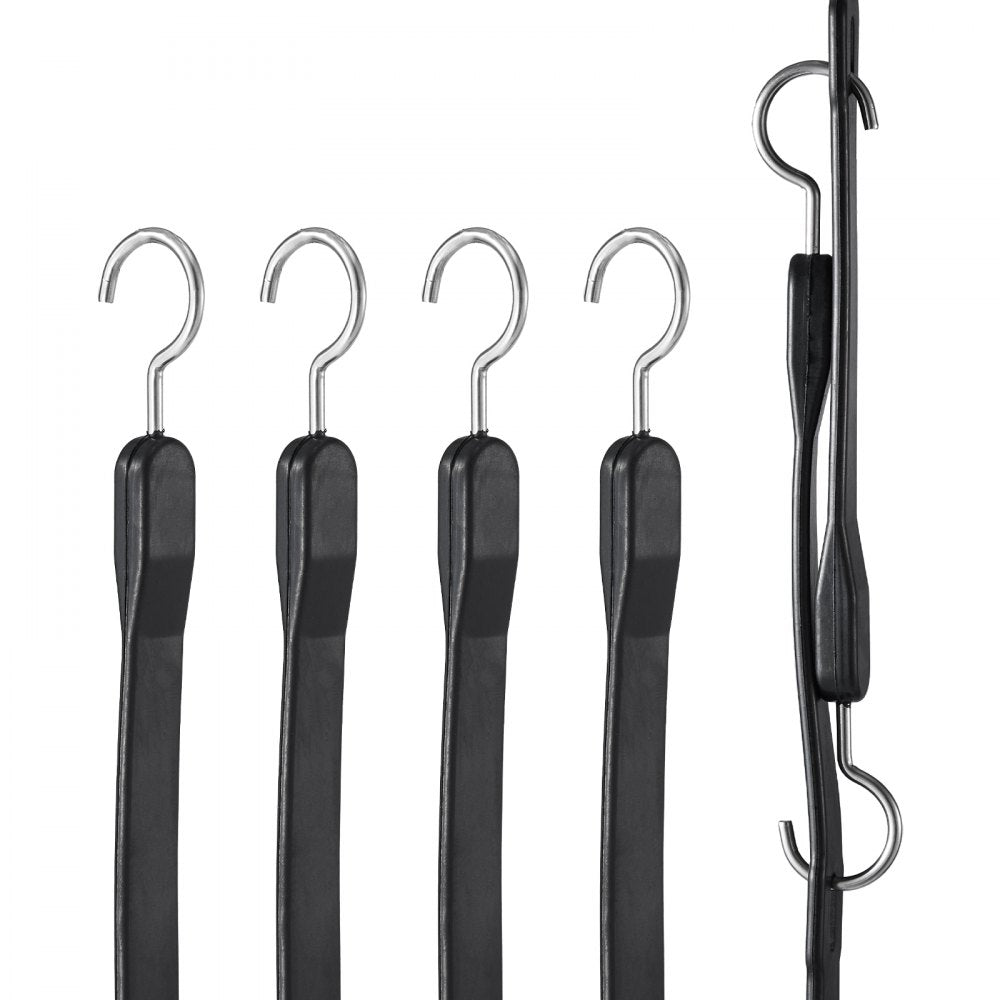 HMTLS-04 - 40" Heavy-Duty Bungee Cord Set with S-Hooks for Secure Transport