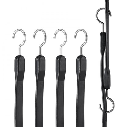 HMTLS-04 - 40" Heavy-Duty Bungee Cord Set with S-Hooks for Secure Transport