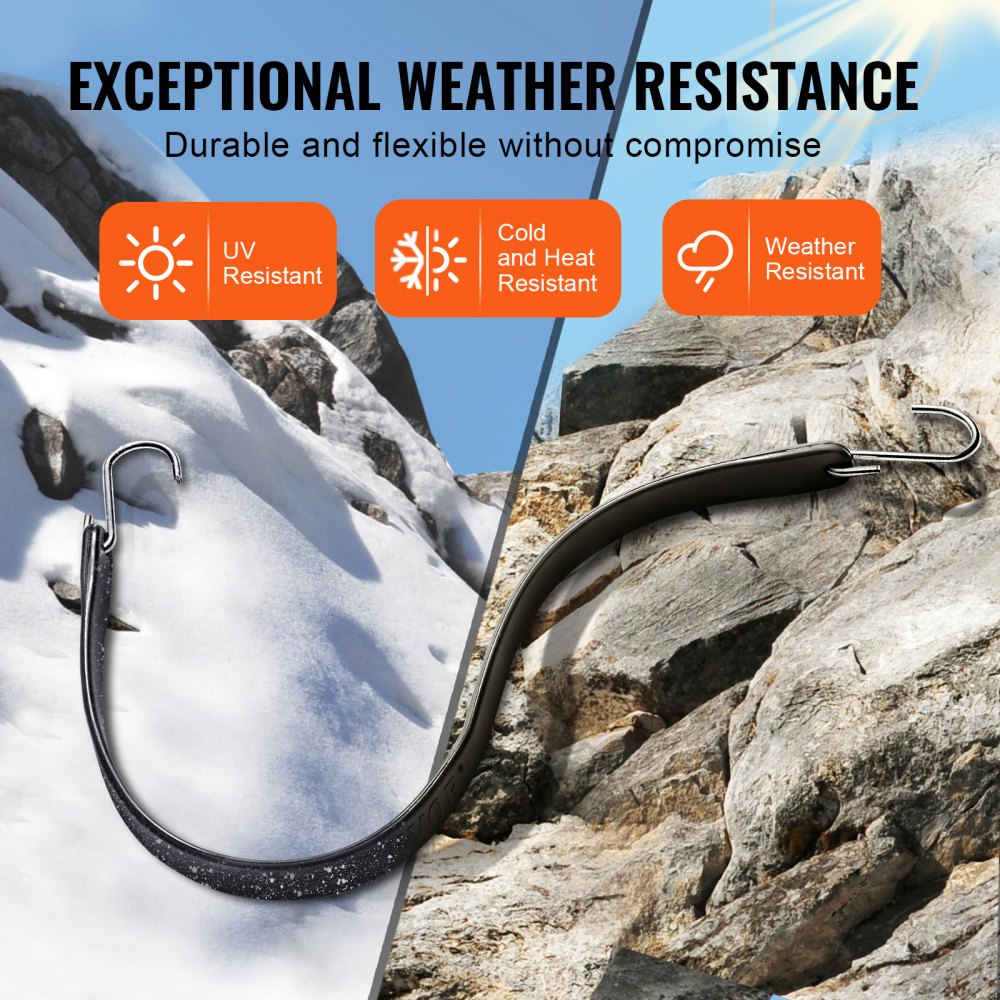 HMTLS-05 - Heavy-Duty 20mm Bungee Cord Set for Secure Storage and Transport