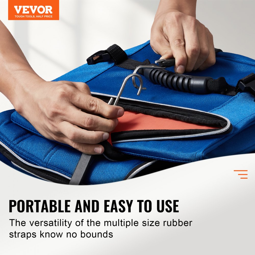 HMTLS-05 - Heavy-Duty 20mm Bungee Cord Set for Secure Storage and Transport