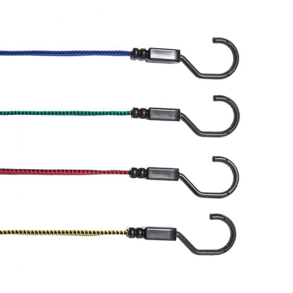 DJ-FT001 - Heavy-Duty 32 Pcs Bungee Cord Set with J-Hooks, Weather Resistant