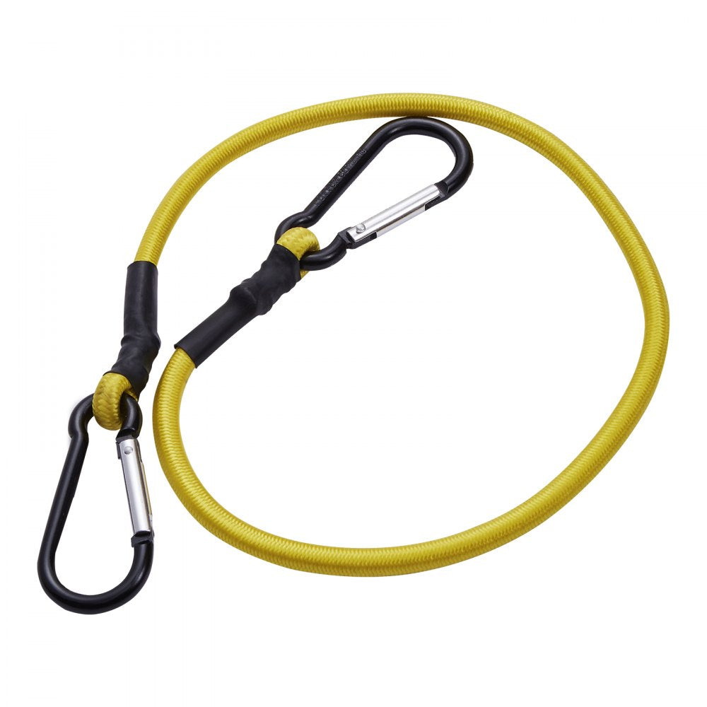 DJ-CB002 - Heavy-Duty Bungee Cord Set with 8mm Steel Carabiners